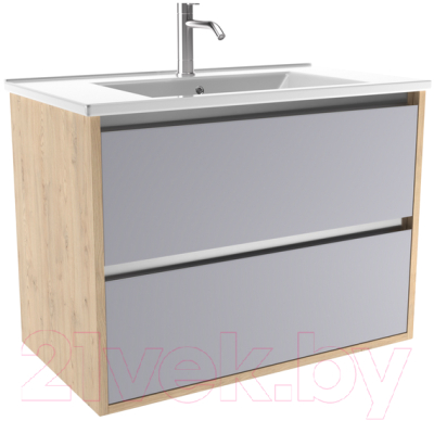 Тумба с умывальником ЗОВ Парма 90 / P90LC0MSMC1A-OL90 - фото