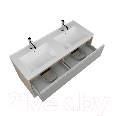 Тумба с умывальником ЗОВ Парма 120 / P120LC0MSMC1A-OL120