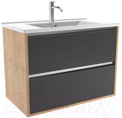 Тумба с умывальником ЗОВ Парма 60 / P60LHO0MBPMC1A-OL60 - фото