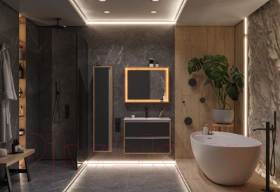 Тумба с умывальником ЗОВ Парма 60 / P60LHO0MBPMC1A-OL60