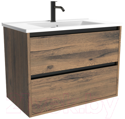 Тумба с умывальником ЗОВ Парма 70 / P70LA0MAMC1B-OL70 - фото