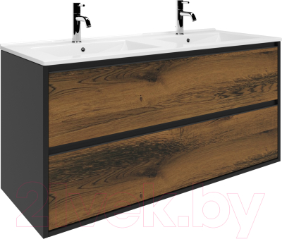 Тумба с умывальником ЗОВ Парма 120 / P120LAN0MAMC1B-OL120 - фото