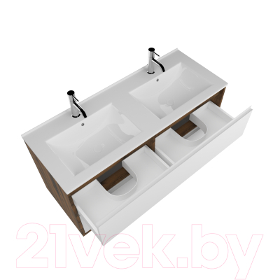 Тумба с умывальником ЗОВ Парма 120 / P120LA0MWMC1A-OL120