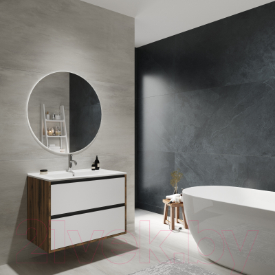 Тумба с умывальником ЗОВ Парма 90 / P90LA0MWMC1B-OL90