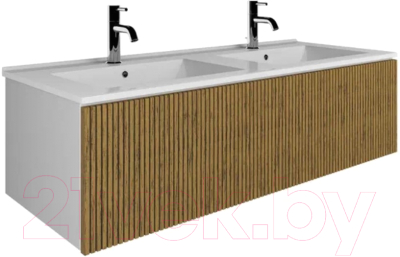 Тумба с умывальником ЗОВ Кито 120 / K120LW0MRM-OL120 - фото