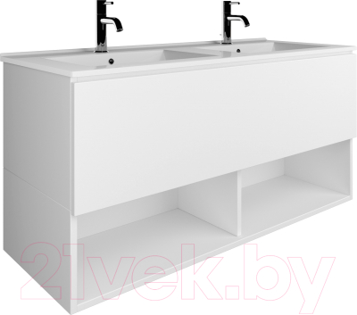 Тумба с умывальником ЗОВ Кито-2 120 / 2K120LW0MWM-OL120 - фото