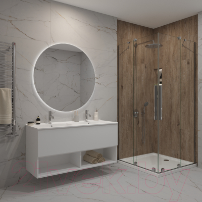 Тумба с умывальником ЗОВ Кито-2 120 / 2K120LW0MWM-OL120