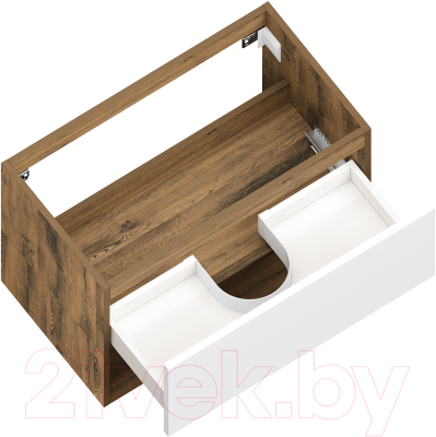 Тумба с умывальником ЗОВ Кито-2 80 / 2K80LA0MWM-OL80