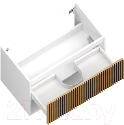 Тумба с умывальником ЗОВ Кито-2 60 / 2K60LW0MRM-OL60