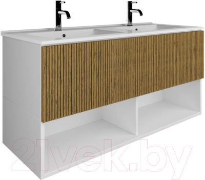 Тумба с умывальником ЗОВ Кито-2 120 / 2K120LW0MRM-OL120 - фото