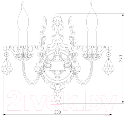 Бра Евросвет Elisha 3281/2