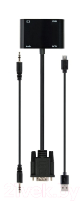 Адаптер Gembird A-VGA-HDMI-02