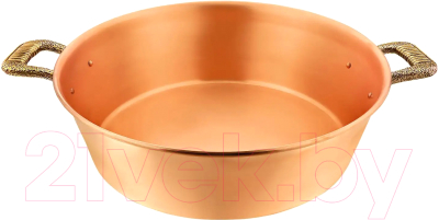 Таз для варенья Кольчугинский мельхиор Гладкая КМ2169ТЗ01 - фото