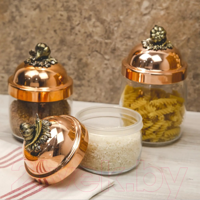 Набор емкостей для хранения Кольчугинский мельхиор Чеснок / КМ6090301