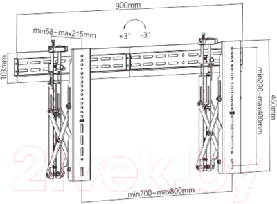 Каркас для видеостены Lumi LVW02-48T