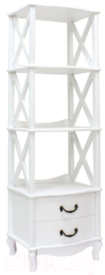 Стеллаж Импэкс Джульетта-3 (молочный дуб) - фото