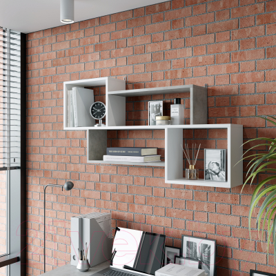 Полка Горизонт Мебель Лайт навесная