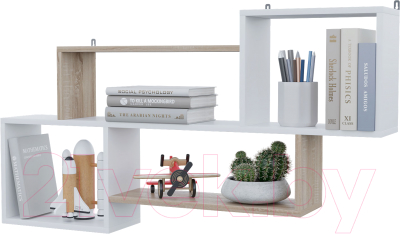 Полка Горизонт Мебель Лайт навесная - фото