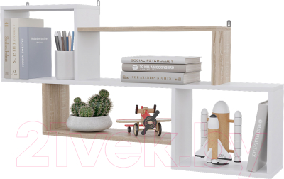 Полка Горизонт Мебель Лайт навесная