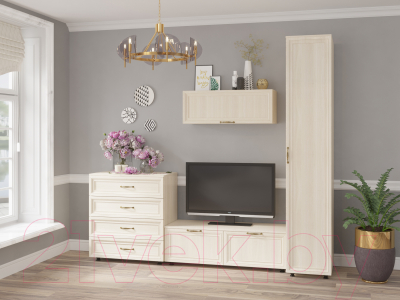 Шкаф навесной Премиум Гармония 2 (шимо светлый)