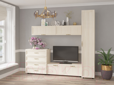 Шкаф навесной Премиум Гармония 2 (шимо светлый)