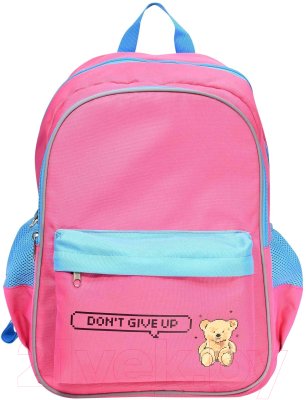 Школьный рюкзак Schoolformat Soft 2 Pixel Bear / РЮКМ2-ПКБ (бирюзовый)