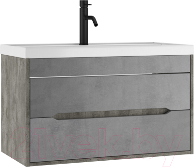 Тумба под умывальник Домино Bazis 90 Loft В2 (бетон) - фото