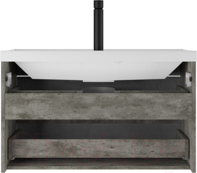Тумба под умывальник Домино Bazis 90 Loft В2 (бетон)