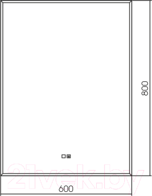 Зеркало Silver Mirrors Алмина 60x80 / ФР-00002223