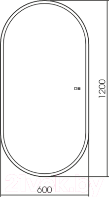 Зеркало Silver Mirrors Виола 60x120 / LED-00002481