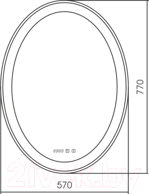 Зеркало Silver Mirrors Италия 57x77 / ФР-00001056