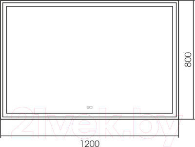 Зеркало Silver Mirrors Ливия 120x80 / ФР-00001767