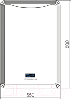 Зеркало Silver Mirrors Мали 55x80 / LED-00002545