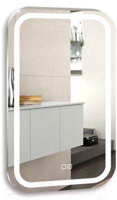 Зеркало Silver Mirrors Мальта 40x70 / LED-00002552