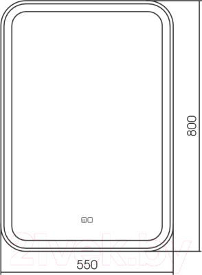 Зеркало Silver Mirrors Мальта 55x80 / ФР-00001215