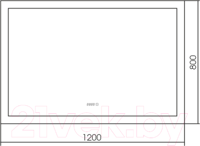 Зеркало Silver Mirrors Норма 120x80 / LED-00002458