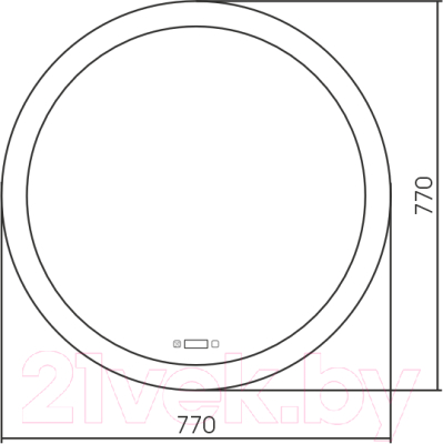 Зеркало Silver Mirrors Перла D770 / LED-00002631