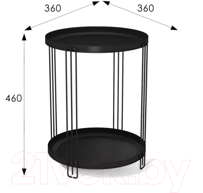 Журнальный столик Мебелик SHT-CT31