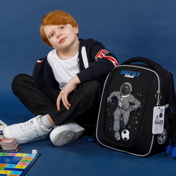 Школьный рюкзак Grizzly RAf-393-6
