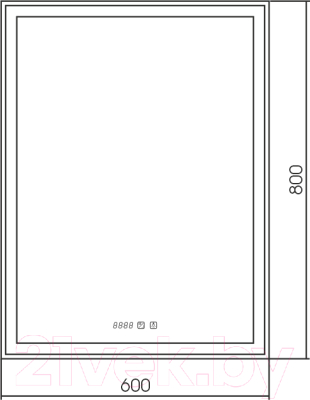 Зеркало Silver Mirrors Рига 60x80 / ФР-00001491