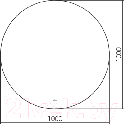 Зеркало Silver Mirrors Саванна D1000 / LED-00002530