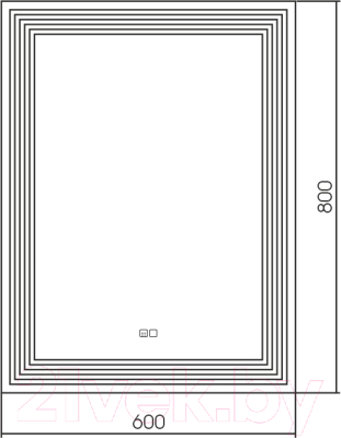 Зеркало Silver Mirrors Спарта 60x80 / ФР-00001750