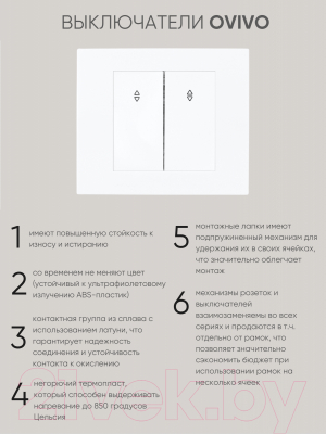 Выключатель Ovivo 600-000201-211