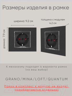 Розетка Ovivo 600-000317-243