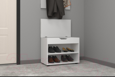 Тумба в прихожую Премиум София-3 (белый)
