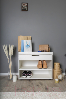 Тумба в прихожую Премиум София-3 (белый)