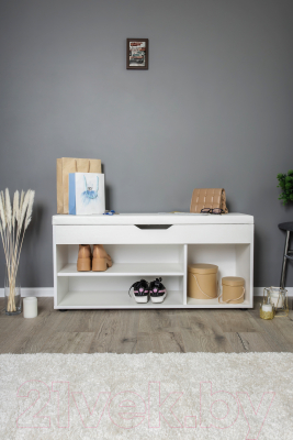 Тумба в прихожую Премиум София-4 (белый)