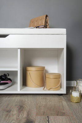 Тумба в прихожую Премиум София-4 (белый)