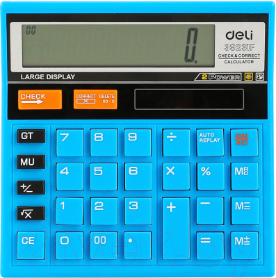 Калькулятор Deli Rio / 39231FBLUE - фото