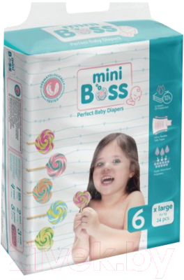 Подгузники детские Mini Boss Twin X-large 6 / MBT-06 - фото